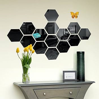 Hexagon Style Acrylic Mirror