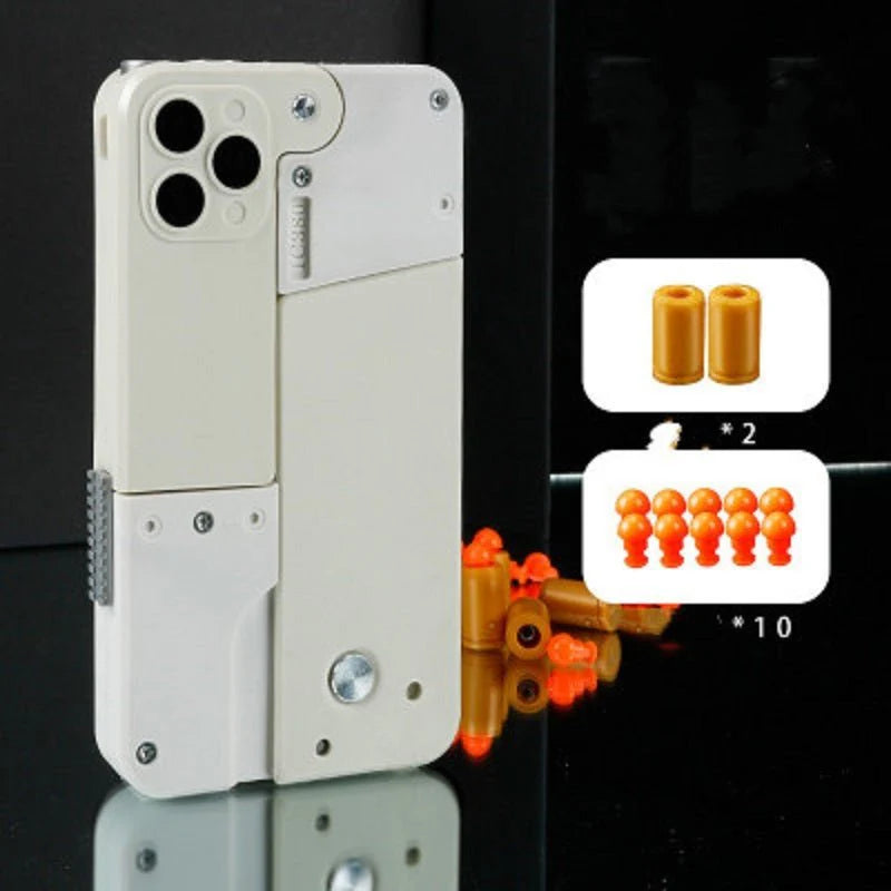 Folding Soft Bullet Toy Pistol – Safe & Fun Kids Gift