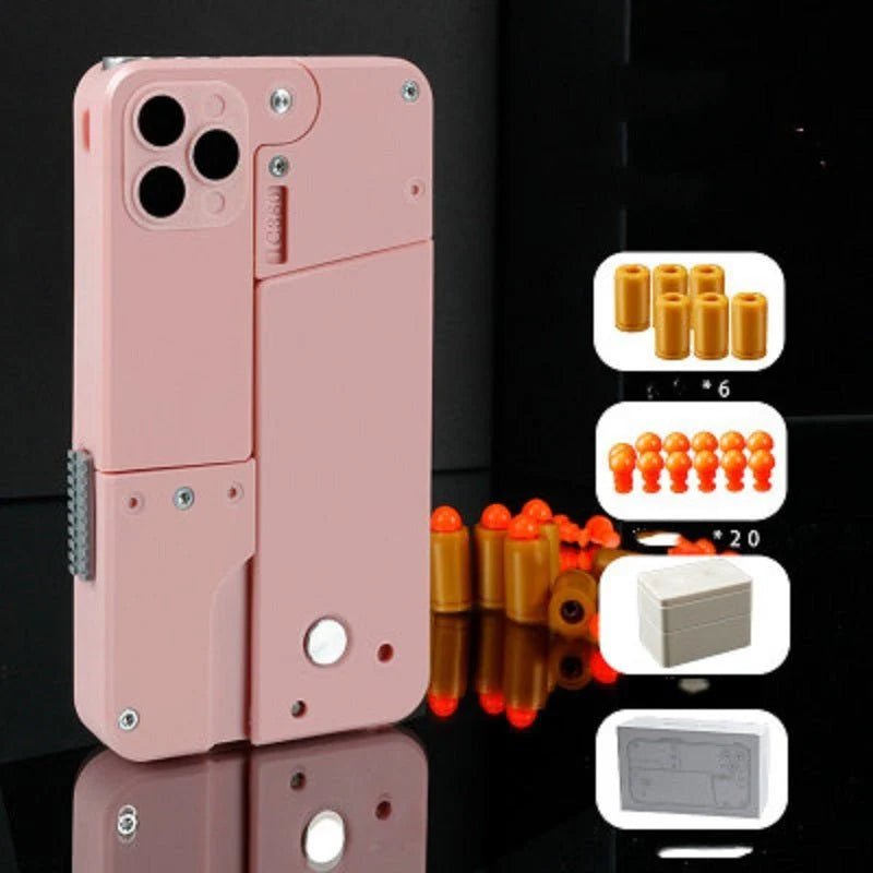 Folding Soft Bullet Toy Pistol – Safe & Fun Kids Gift