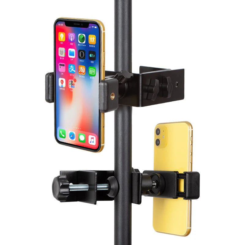 حامل هاتف معدني متعدد الوظائف لسطح المكتب