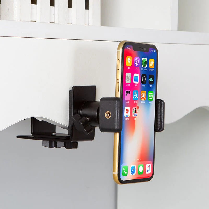 حامل هاتف معدني متعدد الوظائف لسطح المكتب