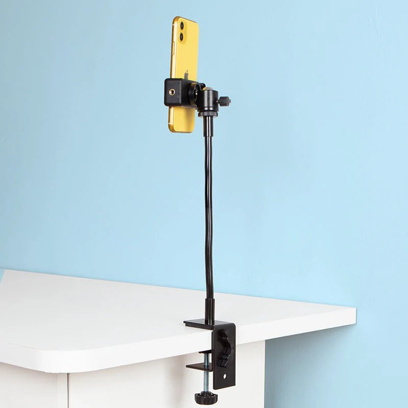 حامل هاتف معدني متعدد الوظائف لسطح المكتب